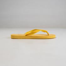 Chinelo Acostamento Lettering Amarelo