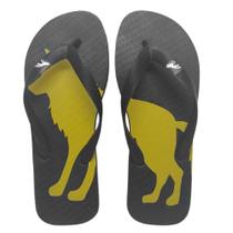 Chinelo Acostamento Masculino Casual Estampa Lobo 320829006