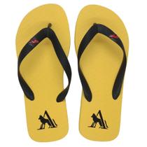 Chinelo Acostamento Masculino Lançamento Logo Alpha Cor:AmareloTamanho:39/40 Chinelo Acostamento Masculino Lançamento Logo Alpha Cor:AmareloTamanho:39/40