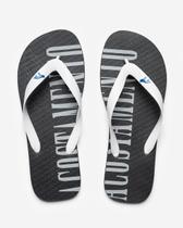 Chinelo Acostamento Preto C/ Escrita Cinza Tamanho:43 Chinelo Acostamento Preto C/ Escrita Cinza Tamanho:43