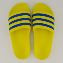 Chinelo Adidas Adilette Aqua Amarelo e Azul