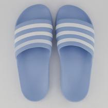 Chinelo Adidas Adilette Aqua Azul e Branco