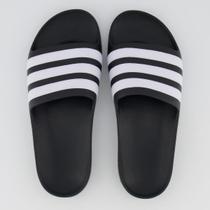 Chinelo Adidas Adilette Aqua Juvenil Preto e Branco Chinelo Adidas Adilette Aqua Juvenil Preto e Branco