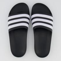 Chinelo Adidas Adilette Aqua Juvenil Preto e Branco