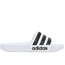 Chinelo Adidas Adilette Shower Branco e Preto Chinelo Adidas Adilette Shower Branco e Preto