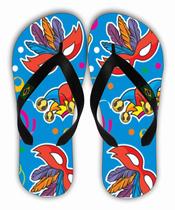 Chinelo Adulto Casual Estampa Carnaval Divertido Festa Lazer Praia Piscina Chinelo Adulto Casual Estampa Carnaval Divertido Festa Lazer Praia Piscina