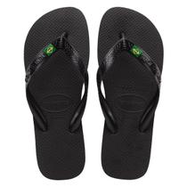 Chinelo Adulto Havaianas Brasil Light Preto 4148255 Chinelo Adulto Havaianas Brasil Light Preto 4148255