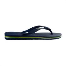 Chinelo Adulto Masculino Dedo Havaianas Brasil Logo Azul Chinelo Adulto Masculino Dedo Havaianas Brasil Logo Azul
