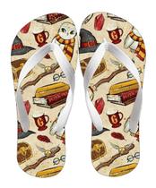 Chinelo Adulto Masculino Harry Potter Estampado Estiloso Macio e Confortável