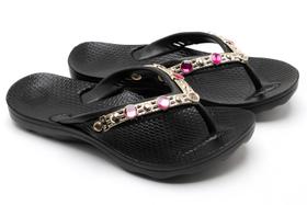 Chinelo Alcalay Tira Resinada Ortopédico Não Escorrega Macio