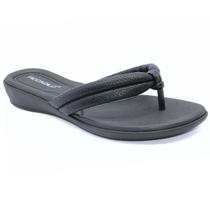 Chinelo Anabela Piccadilly Detalhes Feminino - Preto