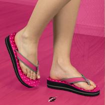 Chinelo Anabela Stilloflex Anatômico Ortopédico Esporão e Fascite Rosa Chinelo Anabela Stilloflex Anatômico Ortopédico Esporão e Fascite Rosa
