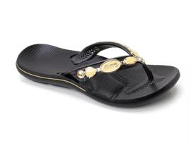 Chinelo Anatômico Alcalay Feminino ch06 não escurrega com pedrinhas em Resina