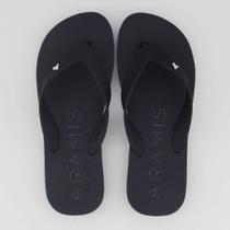 Chinelo Aramis Logo Preto