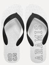 Chinelo Aramis Masculino ARM1145 95 Black Branco Tamanho Calçado:41/42