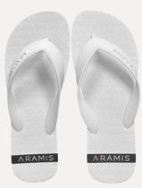 Chinelo Aramis Masculino ARM1158 Tape Branco Tamanho Calçado:39/40