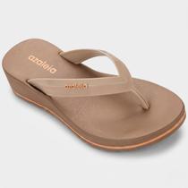 Chinelo Azaleia Plataforma Confort Feminino - Marrom - 39/40 Chinelo Azaleia Plataforma Confort Feminino - Marrom - 39/40