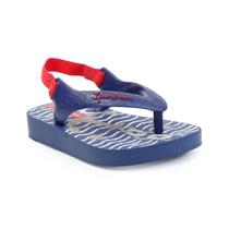 Chinelo Baby Grendene Azul Tubarão Ipanema