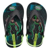 Chinelo baby ipanema max steel 26349 primeiros passos com elastico atras Chinelo baby ipanema max steel 26349 primeiros passos com elastico atras