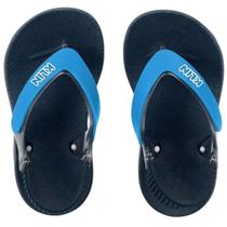 Chinelo baby klin 442119 acqua print com elastico Chinelo baby klin 442119 acqua print com elastico