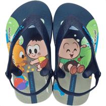 Chinelo Baby Masculino Ipanema Turma Da Mônica Cebolinha Cascão