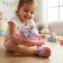 Chinelo Baby Menina Elástico Anatômico Ultra Confortável Top
