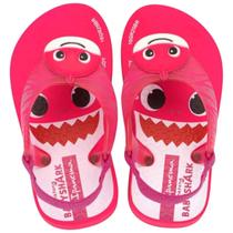 Chinelo baby shark ipanema primeiros passos com elastico 27478