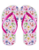 Chinelo Baby Shark Rosa Infantil Presente menina