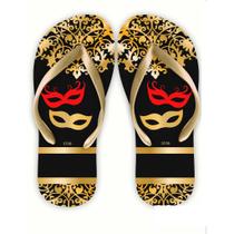 Chinelo Baile de Máscara Dourado