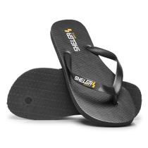 Chinelo Basic Unissex Preto Extra Conforto Super Leve