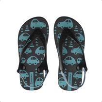 Chinelo Bebê Dedo Grendene Preto E Verde