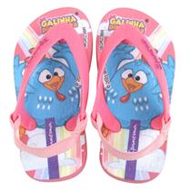 Chinelo Bebê Grendene Ipanema Galinha Pintadinha Menina