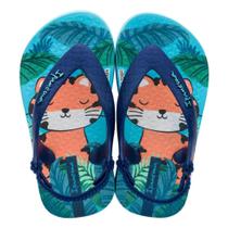 Chinelo Bebê Grendene Kids Ipanema Gatinho Com Elástico Masculino Chinelo Bebê Grendene Kids Ipanema Gatinho Com Elástico Masculino