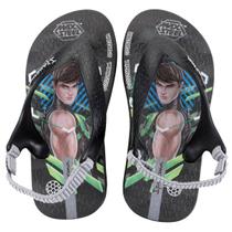 Chinelo Bebê Ipanema com Elástico Max Steel Menino