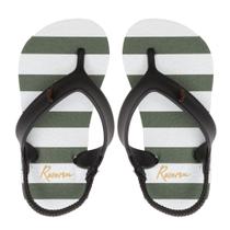 Chinelo Bebê Menino Reserva Mini Summer Stripes Branco/Preto Chinelo Bebê Menino Reserva Mini Summer Stripes Branco/Preto