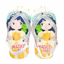 Chinelo Bebê Sandália Infantil Princess Meninas Magicc Baby
