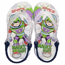 Chinelo Bebê Sandália Infantil Space Hero Menino Magicc Baby Chinelo Bebê Sandália Infantil Space Hero Menino Magicc Baby