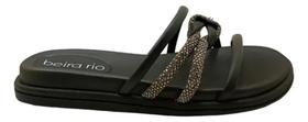 Chinelo Beira Rio asual Strass De Brilhante Solado Super Confortável Feminina 8488.123 (66291)