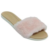 Chinelo Beira Rio Feminino Com Pelugem Casual