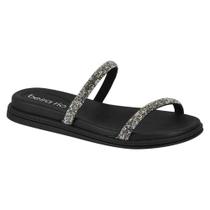 Chinelo beira rio feminino com strass 8488.105.26530