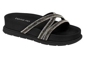 Chinelo Beira Rio Feminino Flatform Brilho 8534.103