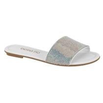 Chinelo beira rio feminino slide com strass super confortável e estiloso Chinelo beira rio feminino slide com strass super confortável e estiloso