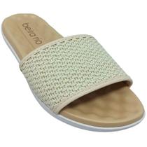 Chinelo Beira Rio Feminino Slide Costurado