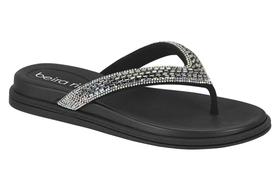 Chinelo Beira Rio Flat Feminino Brilho 8513.112