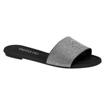 Chinelo beira rio slide com strass 8485.103