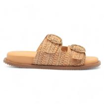 Chinelo Belluno Papete Comfy Palha Fivela