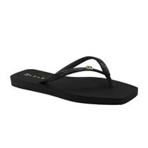 Chinelo Bico Quadrado Slim Glitter Preto Ramarim
