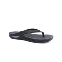 Chinelo Boa Onda Masculino Lily Bicolor 1319-198 Preto/Cinza