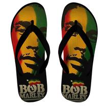 Chinelo Bob Marley Coleção Reggae Modelo 3 - King of Print