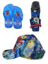 Chinelo bone e relogio digital 02 a prova d agua da patrulha canina Super presente